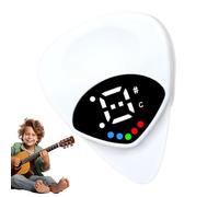 Guitar Tuning Tool | Clip-On Pitch Reader | Acoustic Practice Aid | Portable String Tuner For Beginners & Pros, Battery Operated, Backlit Display & Auto Calibration Included