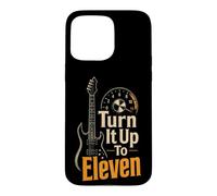 Guitar Turn It Up To Eleven Funny Amp Guitarist Gift Case for iPhone 15 Pro Max