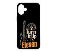 Guitar Turn It Up To Eleven Funny Amp Guitarist Gift Case for iPhone 16 Plus