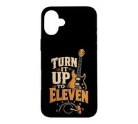 Guitar Turn It Up To Eleven Funny Amp Guitarist Gift Case for iPhone 16 Plus