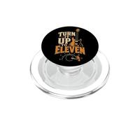 Guitar Turn It Up To Eleven Funny Amp Guitarist Gift PopSockets PopGrip for MagSafe