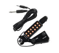 Guitar Ukulele Sound Hole Pickup Folk Guitar No-hole Guitar Pickup Adjustable Tone Volume(12 adjustable)