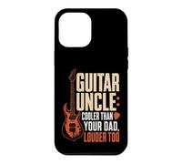 Guitar Uncle Cooler Than Your Dad Louder Too Funny Gift Case for iPhone 12 Pro Max