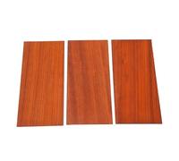 Guitar Veneer, Premium Mahogany Wood Grain Guitar Headplate for Repair and Decoration, 3Pcs Set, Easy to Install for Various Guitar Brands