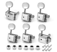 Guitar Vintage Tuning Pegs Tuners Machine Heads for Electric Guitar Parts 6R Inline Chrome