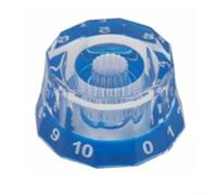 Guitar Volume Tone Knobs Multicolour Dome Style for Electric Bass Guitar - Fits 6mm Coarse Pots for alpha for jazz Precision 25.8mm Base(Blue)