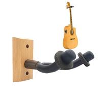 Guitar Wall Hanger | Wood Guitar Hanger Hook - Non-slip Hard Wood Base Guitar Wall Hooks, Wooden Wood Base for Ukulele, Bass, Acoustic Guitars, Electric Guita