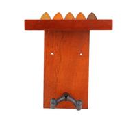 Guitar Wall Mount - Acoustic and Electric Guitar Holder, Solid Wood with Pick Storage for Bass Mandolin Ukulele, Display Organizer Stand for Home Studio Music Room Wall Hanging Instrument Storage