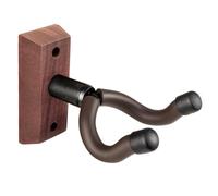 Guitar Wall Mount, Black Walnut Wood Guitar Hanger, U-Shaped Guitar Wall Hanger Mount, Guitar Holder Hook Stand Wall Mount Guitar Accessories for Acoustic, Electric Guitar, Banjo, Bass, Ukulele