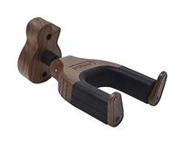 Guitar Wall Mount,Guitar Hook, Guitar Hanger,Auto Lock Guitar Wall Hanger,Black Walnut Hard Wood Base in Guitar Shape Guitar Hanger for Acoustic, Electric, Classical, Bass Guitar Stand.