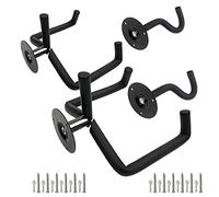 Guitar Wall Mount Hanger Horizontal,Electric Guitar Wall Mount Display Ukulele Slatwall Hawaiian Guitar Holder Bass Stand Rack Hook with Screws,2 Pack