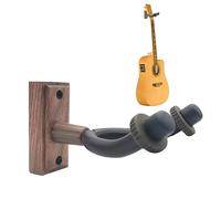 Guitar Wall Mount Hanger | Wall Wood Guitar Hook,Non-slip Hard Wood Base Guitar Wall Hooks, Wooden Wood Base for Ukulele, Bass, Acoustic Guitars, Electric Guita