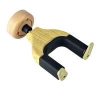 Guitar Wall Mount, Solid Wood Base Guitar Hook, Gravity-Locking Instrument Rack, Universal Hanger for Acoustic, Classical, Bass, Electric Guitars and Ukuleles(Logs)