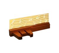 Guitar Wall Mount with LED Light Surrounding Lighting Easy Mounting Saves Space Excellent for Enthusiasts Home Deck Enhancement Space Saving Guitar