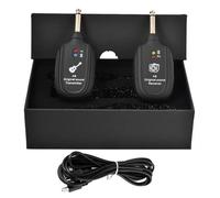 Guitar Wireless Transmission System Electric Guitar Wireless Pickup Wireless Transceiver Built-in USB Charging 2.4GHZ, Built-in Rechargeable Lithium Battery Instrument, Digital Guitar Wireless System