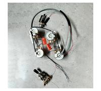 Guitar Wiring Harness 4pcs Loaded Pre-wired Guitar Pickups Wiring Harness Prewired CTS Pot For Guitar Parts