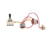 Guitar Wiring Harness Large Pickup Black Knob Prewired Robust Switching Wire for Electric Guitars
