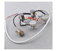 Guitar Wiring Harness Prewired 1Set Loaded Pre-wired Electric Guitar CTS Push Pull Wiring Harness Prewired Kit For LP/SG