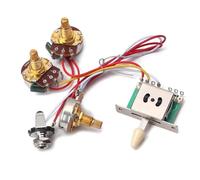 Guitar Wiring Harness Prewired Prewired Kit Guitar Wiring Harness 1 Volume Tone Pot Output 250K Suite Way Toggle 1T1V