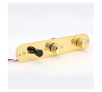 Guitar Wiring Kit Set Converter Line Rotary Three-speed Tone Assembly Volume 1t1v Set Electric Guitar Welding Electronic Circuit(Gold)