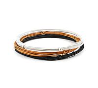 Guitar Wiring Kit with Cloth-Covered Pre-Tinned Stranded Wire, 22 AWG, 10ft per Color (30ft Total), Electric Guitar, Bass and DIY Electronics