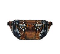 Guitar with Fire and Flames Bumbag Waist Pack for Men Women, Sling Bags Crossbody Bag for Outdoors, Sport, Hiking, Travel