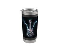 Guitar with Flashing for Musicians Stainless Steel Insulated Tumbler