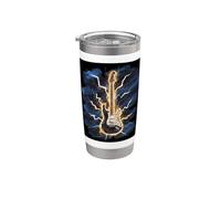 Guitar with Flashing for Musicians Stainless Steel Insulated Tumbler