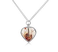 Guitar with Wine And Champa Urn Necklace for Ashes Pet Dog Cat Cremation Jewellery Alloy Memorial Keepsake Pendant