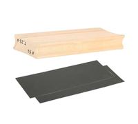Guitar Witness - Wooden Sanding Block, Frosted Bass Block | Radius Sandpaper Button Leveling Tools for Luthier Maintenance Lisc Neck Configuration