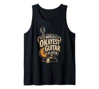 Guitar World's Okayest Guitar Player Vintage Funny Gift Tank Top