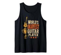 Guitar World's Okayest Guitar Player Vintage Funny Gift Tank Top