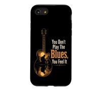 Guitar You Don't Play The Blues You Feel It Guitarist Gift Case for iPhone SE (2020) / 7/8