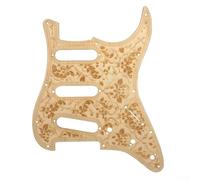 GuitariFor STs' Essential High Durability Wooden Pickguard Featuring a Total of Eleven Pre Drilled Mounting Points