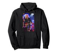 Guitarist Brian May Queen & Adam Lambert By Dick Barnatt Pullover Hoodie