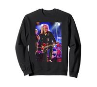 Guitarist Brian May Queen & Adam Lambert By Dick Barnatt Sweatshirt