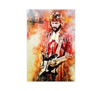 Guitarist Eric Clapton Canvas Poster Wall Art Decor Print Picture Paintings for Living Room Bedroom Decoration Unframe-style 12x18inch(30x45cm)