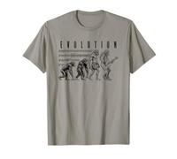 Guitarist Evolution Funny Electric Guitar Player Musician T-Shirt