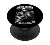 Guitarist Frankenstein Shredkenstein Electric Guitar Music PopSockets Adhesive PopGrip