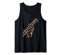 Guitarist Hand On Fretboard Electric Rock Blues Tank Top