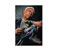 Guitarist Poster B.B. King Canvas Poster Bedroom Decor Sports Landscape Office Room Decor Gift,Canvas Poster Wall Art Decor Print Picture Paintings for Living Room Bedroom Decoration Unframe-style-9 2