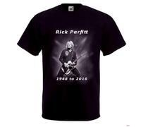 Guitarist Rick Parfitt Tribute Tops Tee T Shirt RIP 1948 Rock Legend Status Quo Loose Fit T-Shirt Black