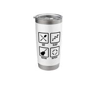 Guitarist Routine Guitar Instructor Musical Instrument Stainless Steel Insulated Tumbler