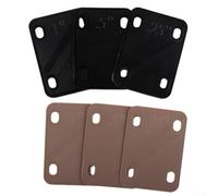 Guitarists' Essential Accessories A Pack of Three Electric Guitar Necks Shims in Various Taper Degrees (Brown)