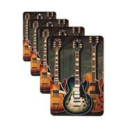 guitars art Car Air Freshener Cards for Women Men 4 Pack Cute Car Accessories Long Lasting Scent Car Diffuser Hanging Auto Aromatherapy Tablets Car Fresheners Gifts
