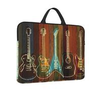 Guitars Art Print Protective 14 Inch Laptop Case,Laptop Sleeve With Handle Compatible,Carrying Computer Bag