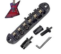 Guitars Bridge - Guitar Saddle Bridge | Stringed Instruments Roller Saddle | Electric Guitar Replacement, Includes 2 Wrenches For Beginners, Women, Men, Musicians