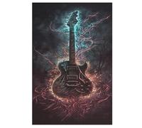 Guitars Jigsaw Puzzles for Adults & Kids 1000 Piece Wooden Puzzle Precise Interlocking Educational Game Challenge Toy （78×53cm）