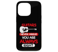 Guitars never argue you are always right Case for iPhone 13 Pro