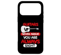 Guitars never argue you are always right Case for iPhone 17 Pro Max
